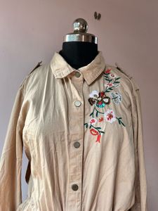 Floral Embroidered Jacket