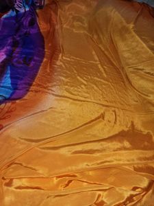 Elegant Orange Silk Saree