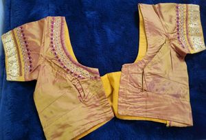 pattu embroidered blouse