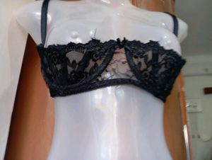 Black Lace Bra