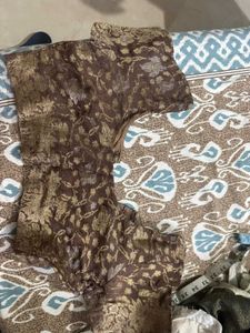 Elegant Brocade Saree with blouse