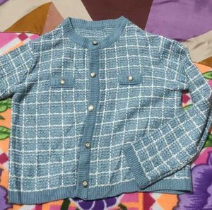 Chic Plaid Cardigan