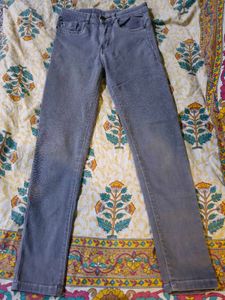 Classic Grey Denim Jeans