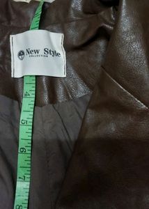 Pure leather brown jacket...