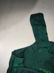 Elegant Green Fit and Flare Dress