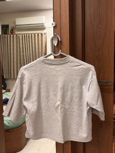 Grey crop top