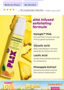 MRP- 425 ( plix Pineapple Exfoliation Fruity Toner