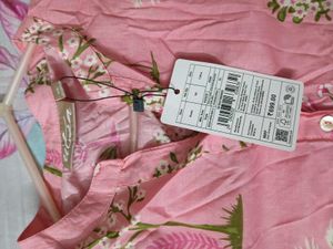 pure cotton Pretty Pink Printed Kurta