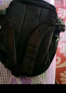 Black Backpack with "SIR S" Logo