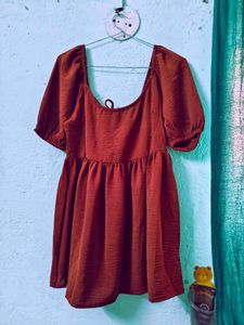Chic Puff Sleeve Peplum Top
