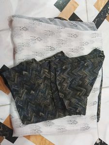 Elegant Printed saree with blouse