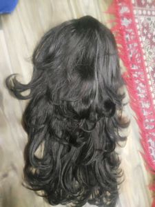 full head wing Silky Smooth Black/ brown Hair