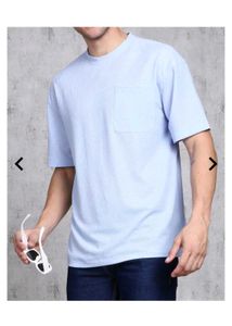 Light Blue Casual T-Shirt