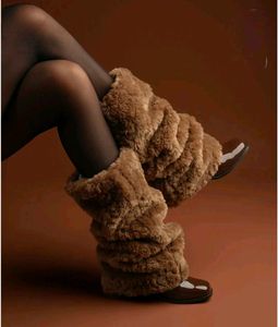 Cozy Faux Fur Leg Warmers