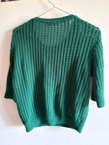 Chic Green Knit Top