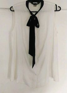 Elegant Bow Tie Blouse