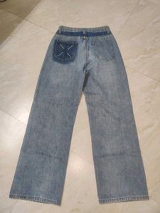 Light Wash Wide Leg Jeans