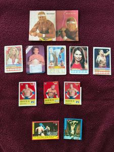 WWF Wrestling Trading Cards and sti