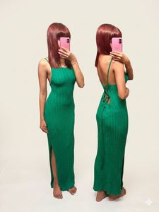Stunning Green Bodycon Maxi Dress