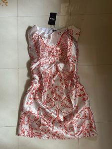Butterfly Print Mini Dress
