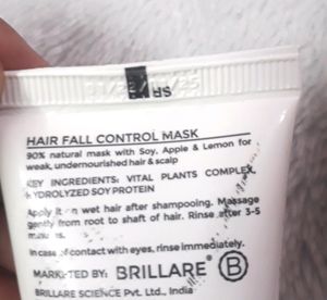 Brillare Professional Hair Fall Control Mask, Hai