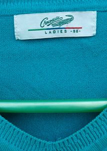 CROCODILE Teal Top