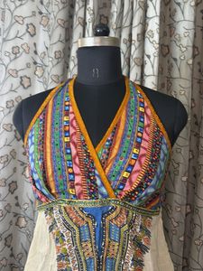 Boho Tribal Print Halter Top