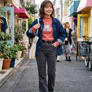 Cute Cat Embroidered Mock Neck Top