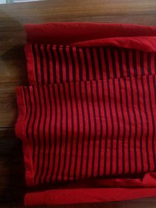 Grunge Red striped sweater