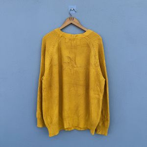 Vintage Mustard Knit Sweater