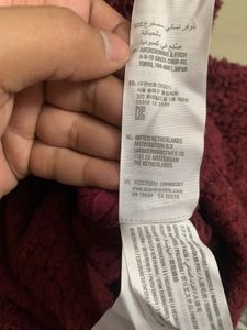 Hollister Cozy Borg Fleece Quarter Zip Pullover