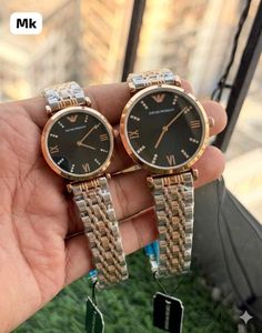 Emporio Armani Couple Watches Rose Gold
