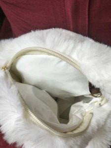 White Teddy Bear purse