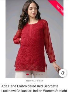 Red Short Kurti