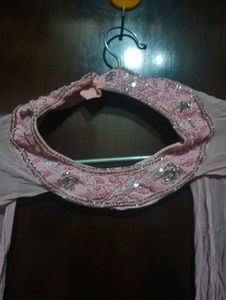 💕 Beautiful Baby Pink Party Wear Dress