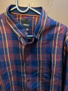 Urban Plaid Button-Down Shirt