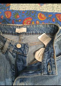 Light Wash Wide Leg Denim Jeans