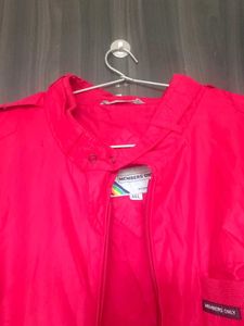 Men's Red Bomber Jacket