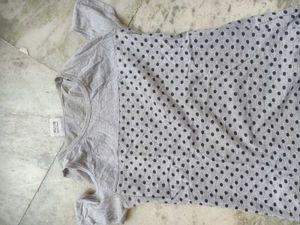 Grey Polka Dot T-Shirt
