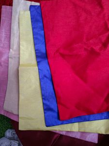 2 Vibrant Silk cushion cover