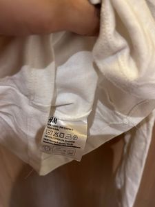 H&amp;M White Full Sleeve Top🤍