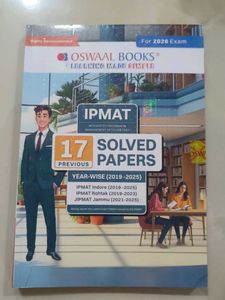 Oswaal IPMAT Solved Papers 2019-2025