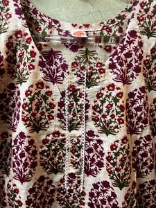 Bohemian Floral Print Kurta