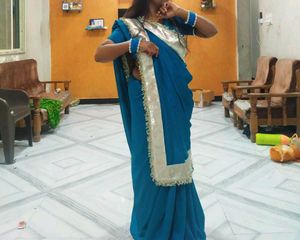 tel colour saree