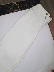 Women's White Casual Pants