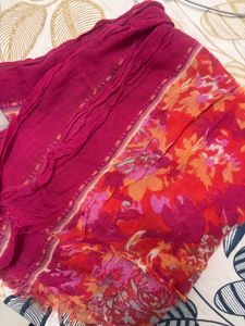 Vibrant Floral Scarf