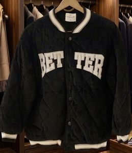 Black Varsity Bomber Jacket