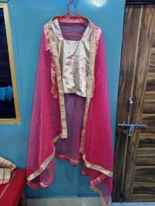 Bridal Lehanga With Heavy Sequence Work