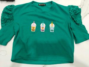 Cute Bubble Tea Graphic Top