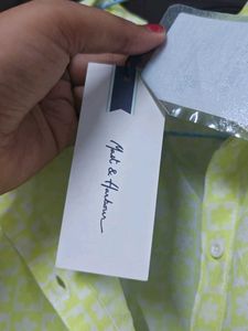 branded and New, Yellow Tiered Button-Down Dress